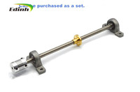 High Precision T20 Trapezoidal Threaded Rod Stainless Steel 10mm 12mm 16mm 20mm for 3D Printers Automation Equipment