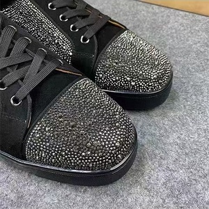 Top Designer Factory Red Bottom Original Walking <b>Style</b> Shoes Comfortable and Soft Pedal Round <b>Head</b> Walking Sports Casual Shoes - Product Image 2