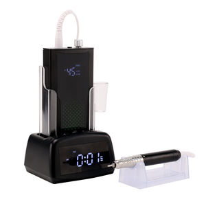 Slimme 45K RPM nagelboor met borstelloze motor, aluminium behuizing, HD-klok, oplaadstandaard, omkeerbare verstelling voor salon en thuisgebruik - Product Image 2