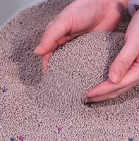 Litière pour chat en bentonite 100 % naturelle, prête à l'emploi, en gros, avec grumeaux ultra-dures, haute absorption, sans poussière, à durcissement rapide