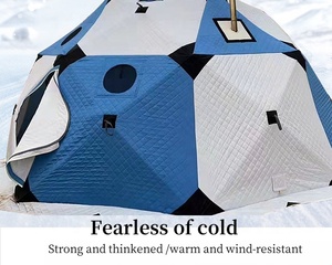 2024 Winter Insulated 8-10 Person Camping <b>Tent</b> for Ice Fishing Oxford Fabric for Winter Ice Fishing Parties 01 Ice Fishing Shelt - Product Image 3