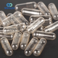 Wecaps Vente en gros Capsules végétales Capsules transparentes en cellulose Hydroxypropylméthylcellulose Hpmc Capsules vides