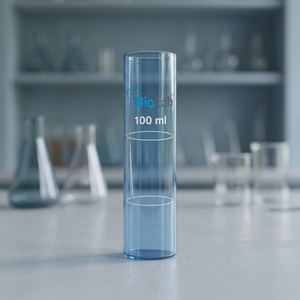 Tubo de Ensayo Graduado de Laboratorio, Tubo de Medición de Vidrio Transparente para Muestreo de Laboratorio, 100 ml - Product Image 4