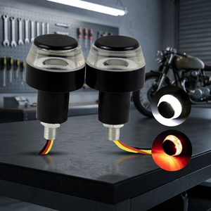 New 12V 5W <b>LED</b> Motorcycle DRL Turn Signal <b>Light</b> 22mm Handlebar Daytime Running Blinker & End Signal <b>Light</b> Xtx OE F1DU10300AD - Product Image 3
