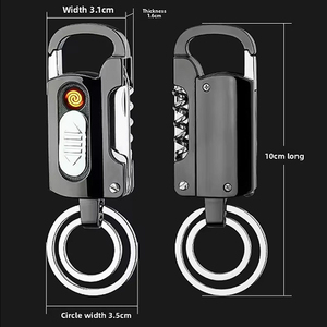 Ricarica personalizzata <span class=keywords><strong>USB</strong></span> con apribottiglie per unghie cacciavite multifunzione portachiavi <span class=keywords><strong>accendisigari</strong></span> elettronici - Product Image 3