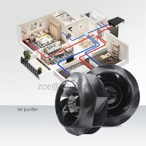 Ventilateur centrifuge de refroidissement à entrée simple incurvée vers l'arrière ebmpapst R2E225-RA92-48 230V AC 2500RPM 150W pour purificateur d'air et stérilisateur - Product Image 4