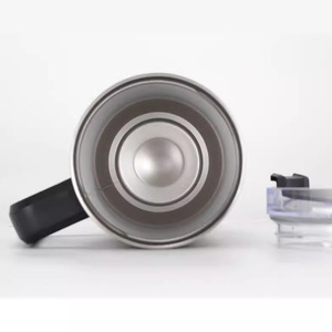 Stainless Steel Car <b>Mug</b> With Handle <b>Insulated</b> 20Oz Travel Vehicle Outdoor Use Black Blue Gray Orange Rose Gold - Product Image 2