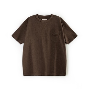 Camiseta Casual con Bolsillo - Corte Ajustado con Bolsillo Frontal Funcional, Tejido Transpirable de Poliéster/Algodón para Guardar Objetos Pequeños - Product Image 2