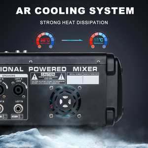 Mixer Audio <span class=keywords><strong>DJ</strong></span> 4-Kanal BMG-V4P dengan Konstruksi Plastik Profesional, 99 Efek DSP untuk Panggung dan Gereja - Product Image 4