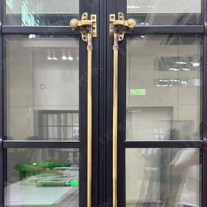 <span class=keywords><strong>Fenêtre</strong></span> à battant arquée en aluminium à double vitrage trempé anti-effraction, résistante aux impacts d'ouragan, pour appartement, hôtel, résidence - Product Image 5