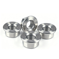 Pièces en acier inoxydable de haute précision : Écrous, Brides, Écrous à bride hexagonale, Fabrication métallique usinée sur machines CNC, Pièces de montre