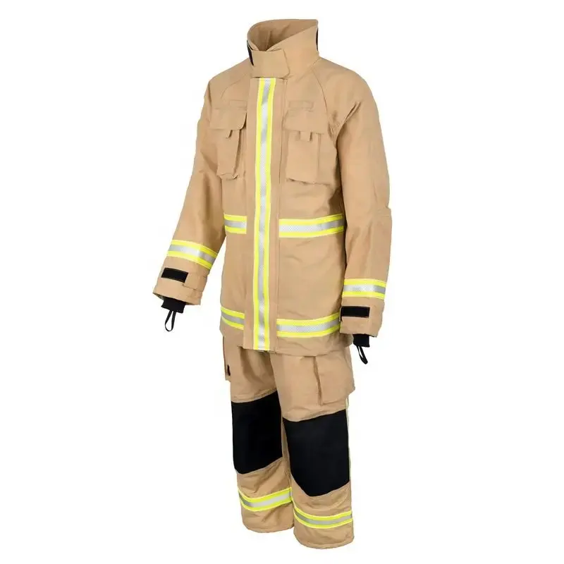 Werkslieferant Sicherheit Brandbekämpfung Flammhemmend Wok Trageuniformen Feuerwehrmannsanzug