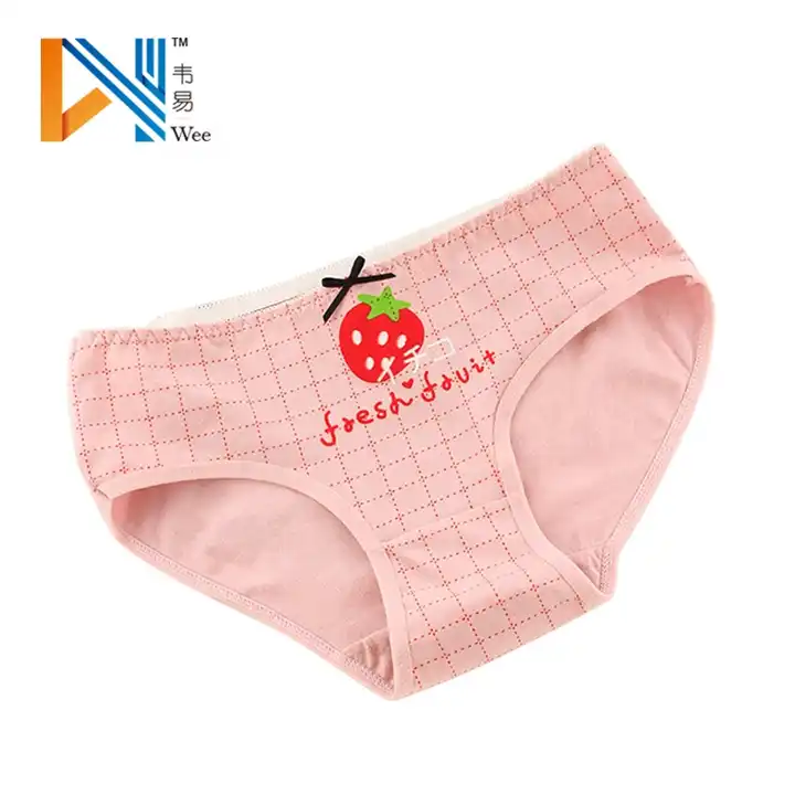 Girls Lovely Fruits Pattern Printed Panties