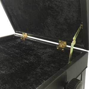 <strong>Piano</strong> Bench Adjustable Single Keyboard <strong>Piano</strong> <strong>Stool</strong> Bench <strong>with</strong> Book <strong>Storage</strong> YM-619 - Product Image 4