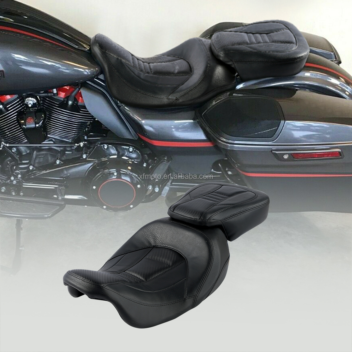TCMT ドライバー＆助手席シートセット ハーレー ツーリング CVO 