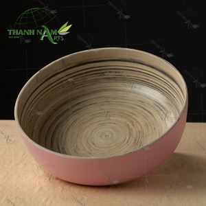 Tazón de sopa de bambú clásico personalizado OEM hecho a mano desechable para servir en fiestas en la cocina ecológico - Product Image 6