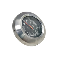 Termómetro para Horno de Parrilla para Barbacoa, Termómetro Bimetálico de Acero Inoxidable