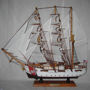 Modelo de Barco Pirata de 50 cm, Barco Perla Negra, Decoración para el Hogar, Regalos, Barco de Madera con Águila, Modelo de Barco Bonty - Product Image 5