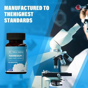 Cápsulas de Glicinato de Magnesio de Calidad GMP, Suplemento <span class=keywords><strong>para</strong></span> el Cuidado de la Salud, Apto <span class=keywords><strong>para</strong></span> Veganos, <span class=keywords><strong>Alimentos</strong></span> Aptos <span class=keywords><strong>para</strong></span> Celíacos - Product Image 3
