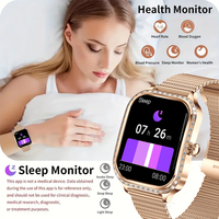 Jam Tangan Pintar Unisex Fashion Terbaru SENBONO MK88 Layar OLED Panggilan BT Kalori Suara AI Tahan Air IP68 Hadiah