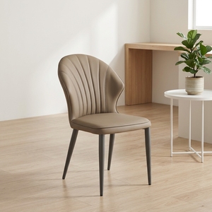 Sedia da Pranzo Ergonomica ed Ecologica <span class=keywords><strong>in</strong></span> <span class=keywords><strong>Legno</strong></span> dal Design Moderno Europeo con Gambe <span class=keywords><strong>in</strong></span> Metallo per Ufficio, Ristorante e Casa - Product Image 4