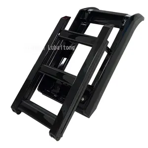 Scaletta posteriore per parti Auto in alluminio telescopico nero lucido scala laterale per Land Rover Defender 2020 + 90 110