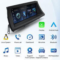 STWEI Écran tactile IPS haute résolution 8,8 pouces, système Linux, CarPlay sans fil, Android Auto, tableau de bord BMW X5 E70/X6 E71/E72