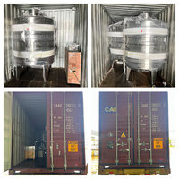 Petit réservoir de fermentation en acier inoxydable pour la production de vin rouge et de jus de fruits (banane), 50L-500L, équipement de fabrication