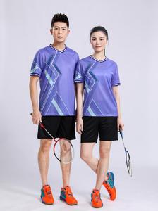 Chemises de badminton personnalisées légères à sublimation, vêtements de tennis à séchage rapide, vêtements de tennis de table pour hommes et femmes - Product Image 6