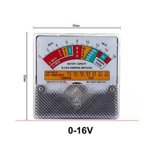 Pin vôn kế chỉ số công suất pin công suất Meter Tester 44c2 DC Volt Meter 0-16V Analog Bảng điều chỉnh - Product Image 4