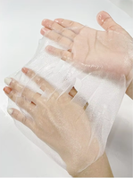 Masque en tissu hydratant et rajeunissant à l'acide hyaluronique et à la glycérine de perle, 30 ml, vente en gros Guangdong 384 Silk