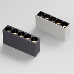 Meilleure vente <span class=keywords><strong>pas</strong></span> <span class=keywords><strong>cher</strong></span> Métal Linéaire Bande 10W Led Plafond Sans Garniture Encastré Grill Spot Lumière Led Spot - Product Image 1