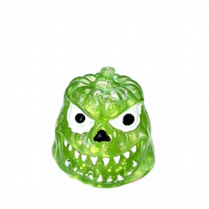 Juguete Antiestrés Elonna de Cabeza de Calabaza Divertida para Halloween, Material de Polvo de Maltosa Brillante, Decoración para Mayores de 14 Años, ¡Gran Venta! - Product Image 6