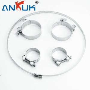 Collier de serrage en acier inoxydable personnalisé 304 316 Bande de pression forte 18 mm à 240 mm Collier antirouille pour tuyaux de moteur automobile - Product Image 5