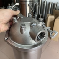 Système de pré purification industriel en acier inoxydable de 30 pouces, système de traitement de l'eau, filtre à eau, préfiltre