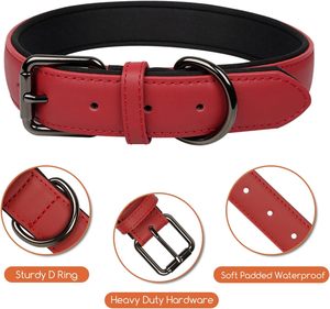 Wholesale Custom Tag Adjustable <b>Dog</b> PU Leather Collar - Product Image 6