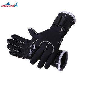 <span class=keywords><strong>Gants</strong></span> de <span class=keywords><strong>plongée</strong></span> sous-marine DIVE&SAIL en néoprène extensible 3 mm, super élastiques, protection UV, imperméables, doigts entiers - Product Image 2