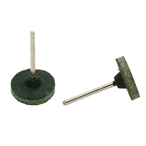 Cabezales de molienda de goma de vástago de 3mm, punta de pulido en forma de <span class=keywords><strong>T</strong></span>, diámetro de la rueda de pulido de 20/25mm para herramientas rotativas de pulido de madera y Metal - Product Image 2