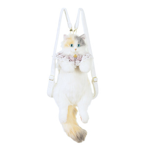 HY Fabrikası Özel Yapım <span class=keywords><strong>Pets</strong></span> <span class=keywords><strong>Alive</strong></span> Kedi Doldurulmuş Sevimli Simülasyon Kedi Peluş Oyuncak Bebek Gerçekçi Kedi Şeklinde Sırt Çantası Oyuncaklar Büyük Ragdoll Çanta - Product Image 5