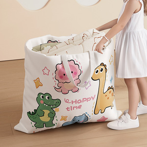 Oxford Cloth Large Capacity Quilt Storage Bag Rectangle Cartoon Animal Design For Home Bedroom Kids Use - Product Image 3