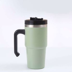 Stainless Steel Tumbler Vacuum <b>Insulated</b> Travel <b>Mug</b> With Lid Double Wall Minimalist Design For Adults - Product Image 4