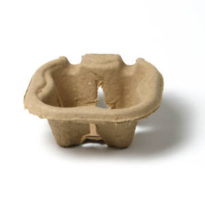 Plateau de transport de café biodégradable et écologique avec logo personnalisé, en <span class=keywords><strong>carton</strong></span> pour emporter - Product Image 1