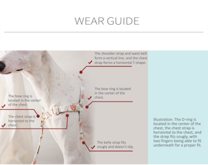 Harnais en coton pour chien, taille L, élégant, respirant, anti-traction, personnalisé, accessoire de mode pour animaux de compagnie, design anti-traction pour chiens - Product Image 6