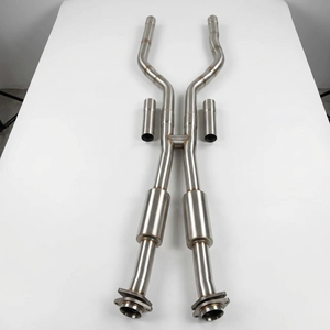 Pour Lexus GSF/GS F 5.0L V8, échappement avec soupape, silencieux à commande à distance, acier inoxydable, finition polie miroir, épaisseur 1,2 mm - Product Image 4