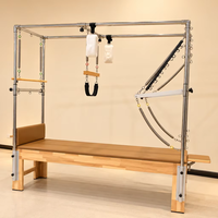 Reformer de Pilates professionnel avec lit et tour Cadillac, équipement de gym en bois d'érable durable, table de Pilates Cadillac