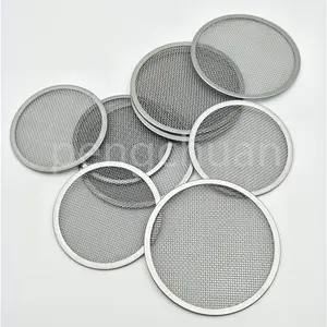 100pcs packing one box for Sintered stainless 304 316L steel filter disc Micron wire mesh sintered filter disc