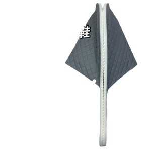 Chaussons d'hôtel respirants antidérapants gris couleur unie pour adultes, pantoufles de douche portables - Product Image 1