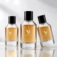 Flacons de parfum en verre vides de 30 ml, 50 ml, 100 ml, flacon pulvérisateur rond pour parfum, logo personnalisé, flacon de parfum de luxe