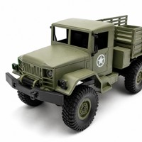 Camion militaire RC à l'échelle 1/16, camion de transport militaire 6x6, véhicule télécommandé tout-terrain, camion d'escalade tout-terrain, jouet pour enfants