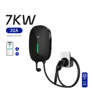 Cargador Inteligente para Vehículos Eléctricos de 7kW 11kW, <span class=keywords><strong>Wallbox</strong></span> Tipo 1 SAE J1772, Estación de Carga para Hogar y Garaje, <span class=keywords><strong>Precio</strong></span> de Fábrica al por Mayor - Product Image 1